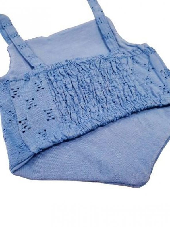 Fistolu Kız Çocuk Crop - 9