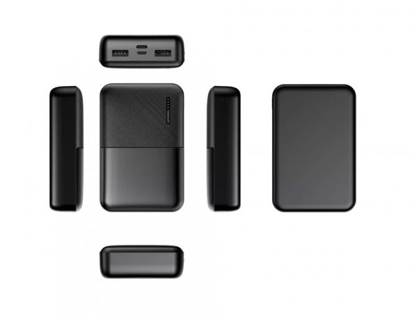 Sprange SRP17 Çift USB Girişli Mini Cep Boy 10.000 mAh Powerbank Kılıf Hediyeli - 4