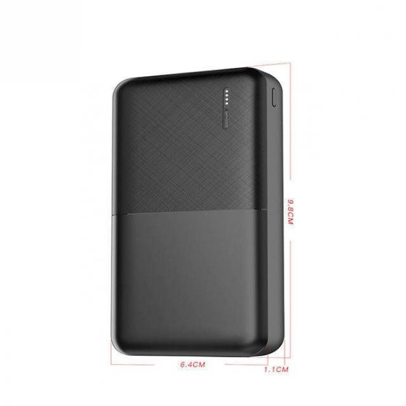 Sprange SRP17 Çift USB Girişli Mini Cep Boy 10.000 mAh Powerbank Kılıf Hediyeli - 5