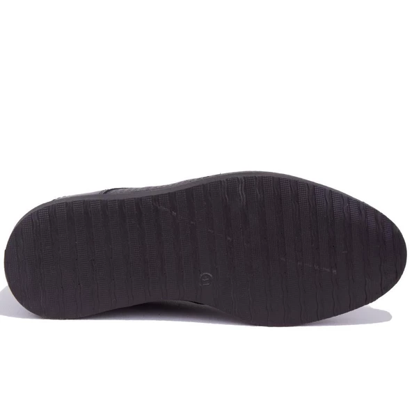 Dagoster DMA08-2237 Siyah Günlük Deri Erkek Ayakkabı - Resim 4