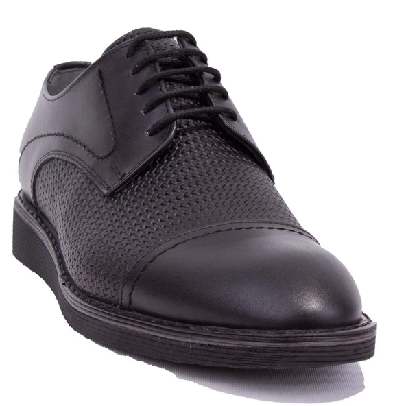 Dagoster DMA08-2237 Siyah Günlük Deri Erkek Ayakkabı ürün görseli