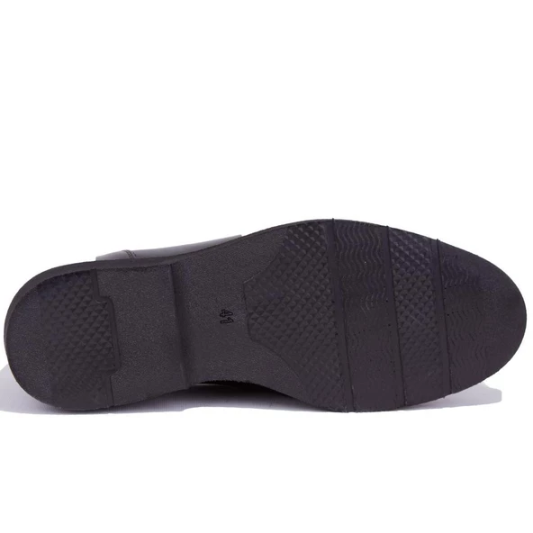 Dagoster DMA08-800 Siyah Ortopedik Klasik Deri Erkek Ayakkabı - Resim 4