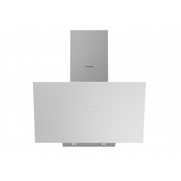 Silverline 3481 Flam Beyaz Cam Davlumbaz 60 Cm