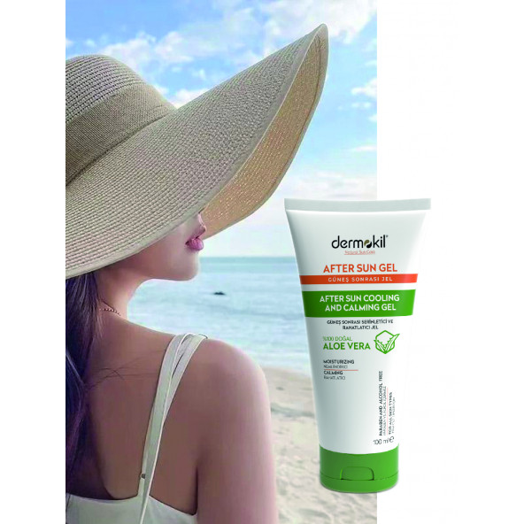 DERMOKİL After Sun Gel-Güneş Sonrası Serinletici ve Rahatlatıcı Jel 100 ml - 4