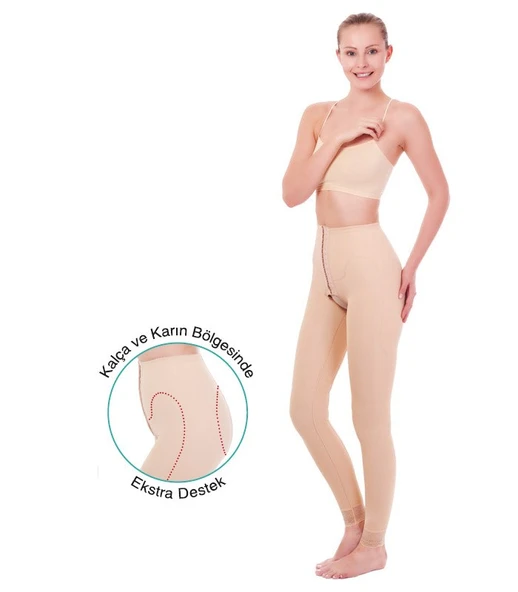 AGRAFLI BEL AYAK BİLEKLİĞİ DESTEKLİ KORSE LIPOSUCTION VARİTEKS 126