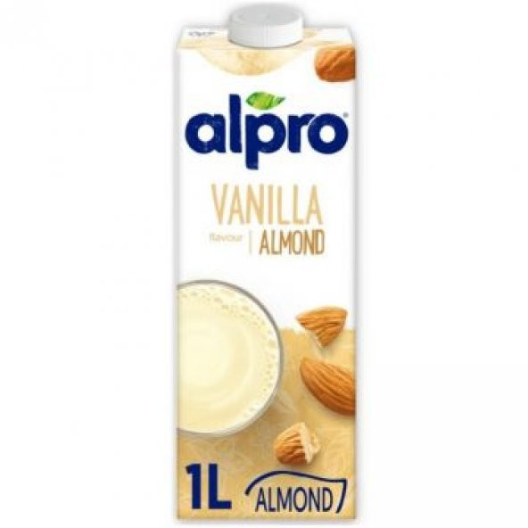 Alpro Vanilya Badem Içeceği 1 Lt
