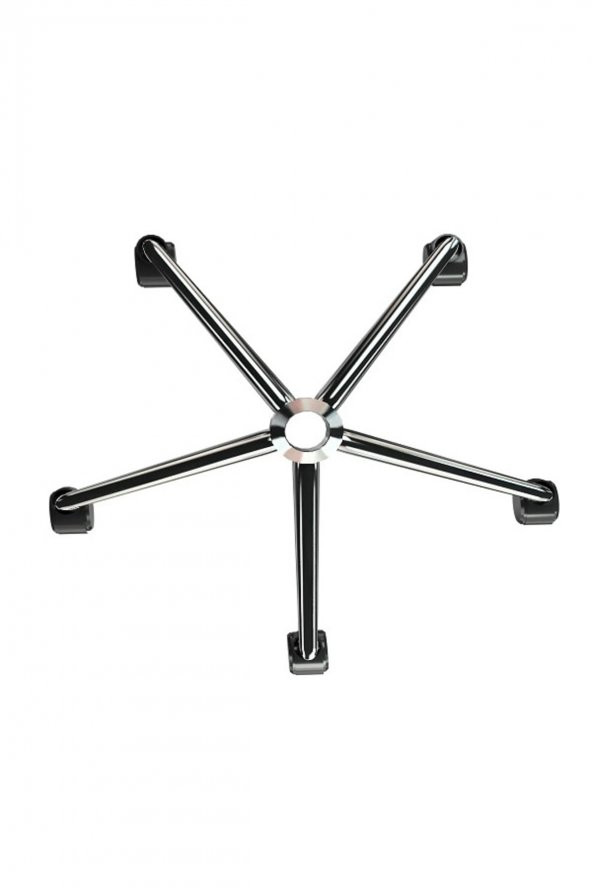 Yıldız Ayak Konik Krom Tekerlekli Döner Sandalye Ayağı Oyuncu Koltuğu Ayağı - 3