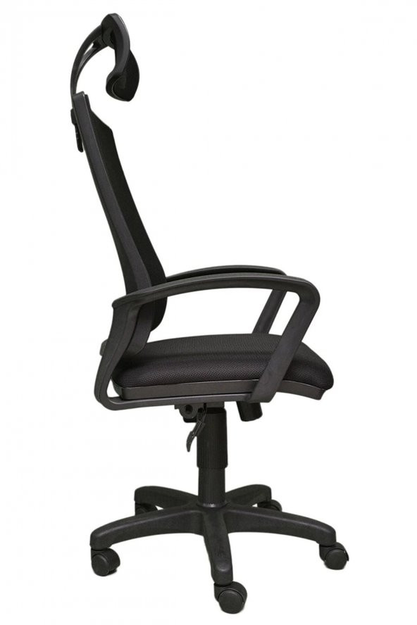 OFİS BÜRO CONCEPT Sofya Müdür Ofis Çalışma Koltuğu Öğrenci Sandalyesi Makam Koltuğu Fileli Siyah - 3