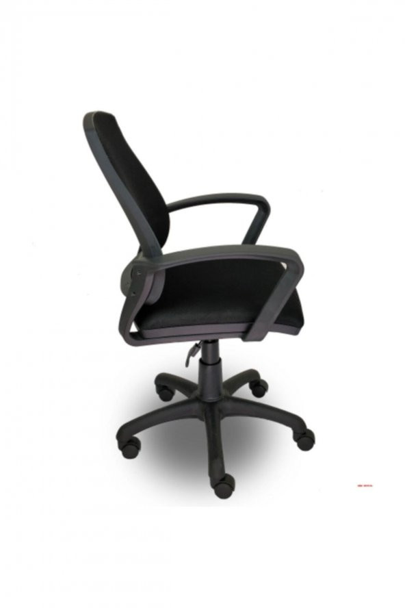 Sers Çalışma Sandalyesi Siyah Ofis Plastik Ayak Petek Fileli Şef Ofis Çalışma Koltuğu - 2