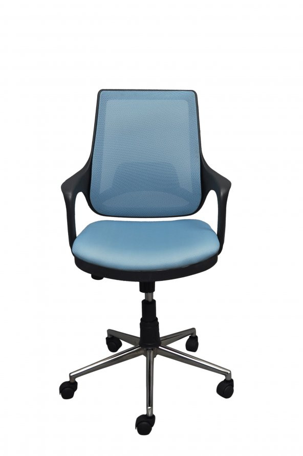 Porziyon Kontez Büro Çalışma Koltuğu Öğrenci Sandalyesi Oyuncu Koltuğu krom Ayak