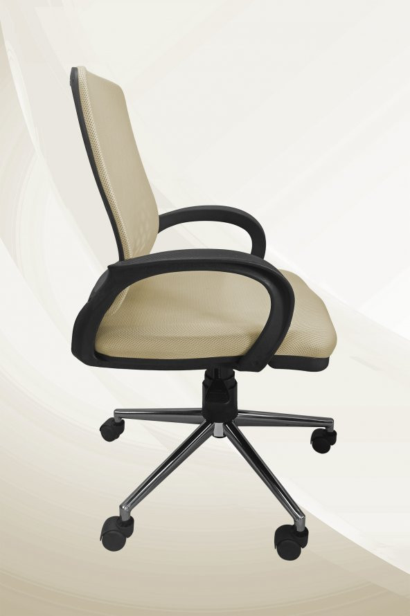 Porziyon Comfy Çalışma Sandalyesi  Ofis Koltuğu  Krom Ayaklı - 3