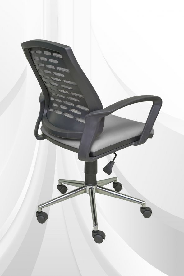 Porziyon Savina  Yönetici Koltuğu  Ofis Çalışma Koltuğu - Sandalyesi  (Krom Ayak) - 4