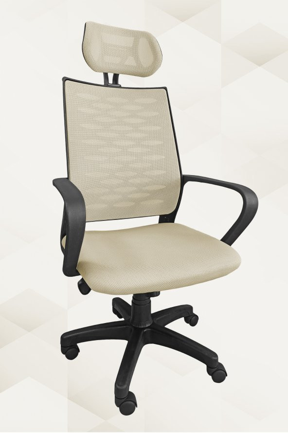 Porziyon Atlas Fileli Plastik Yönetici Ofis Büro Bilgisayar Çalışma Koltuğu - Sandalyesi