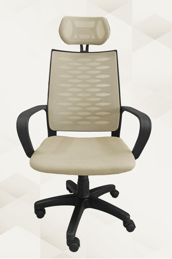 Porziyon Atlas Fileli Plastik Yönetici Ofis Büro Bilgisayar Çalışma Koltuğu - Sandalyesi - 2