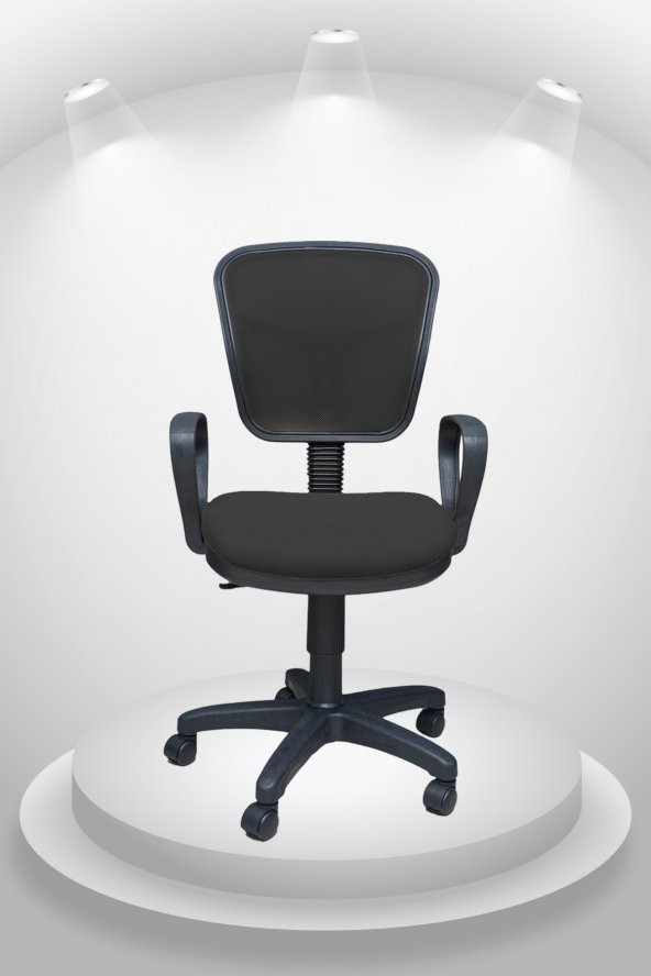 Porziyon Depar Ofis Büro Öğrenci Çalışma Koltuğu - Siyah