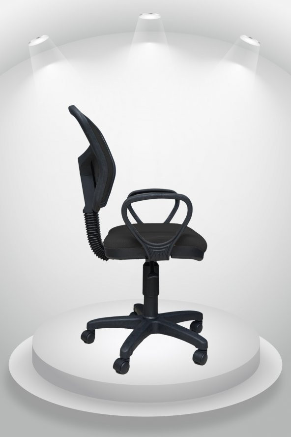 Porziyon Depar Ofis Büro Öğrenci Çalışma Koltuğu - Siyah - 3