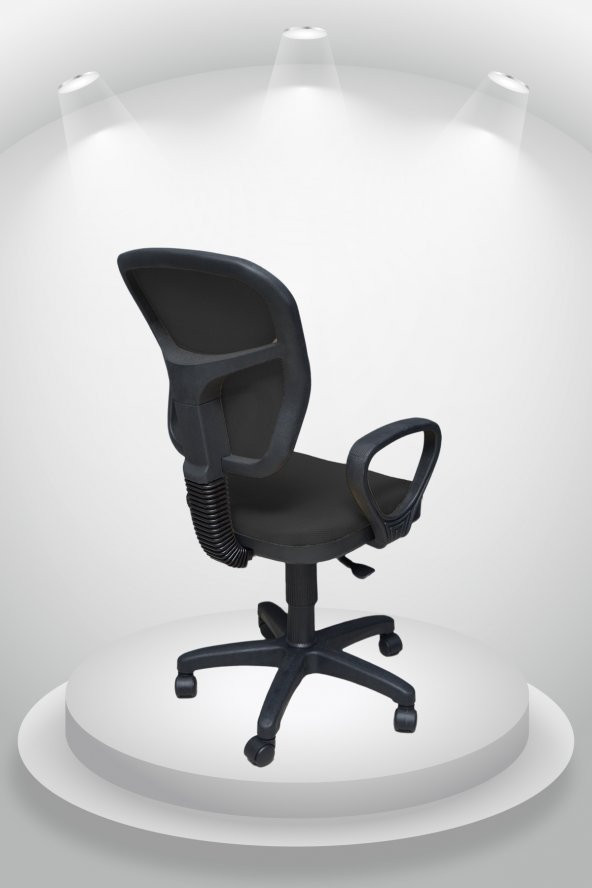 Porziyon Depar Ofis Büro Öğrenci Çalışma Koltuğu - Siyah - 4