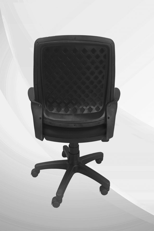 Porziyon Depar Ofis Büro Öğrenci Çalışma Koltuğu - Siyah - 4