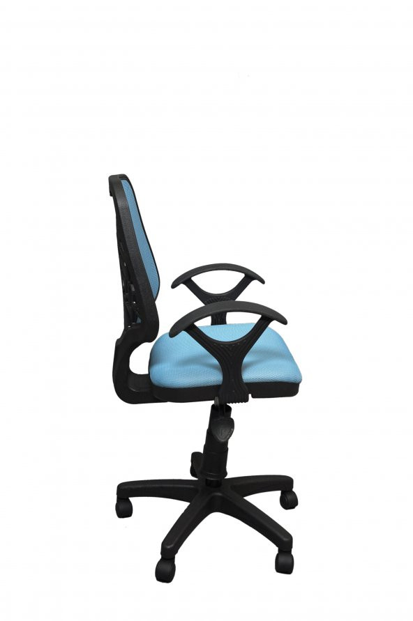 Porziyon Depar Plastik - Fileli Ofis Büro Öğrenci Çalışma  Oyuncu Koltuğu - Sandalyesi Siyah - 2