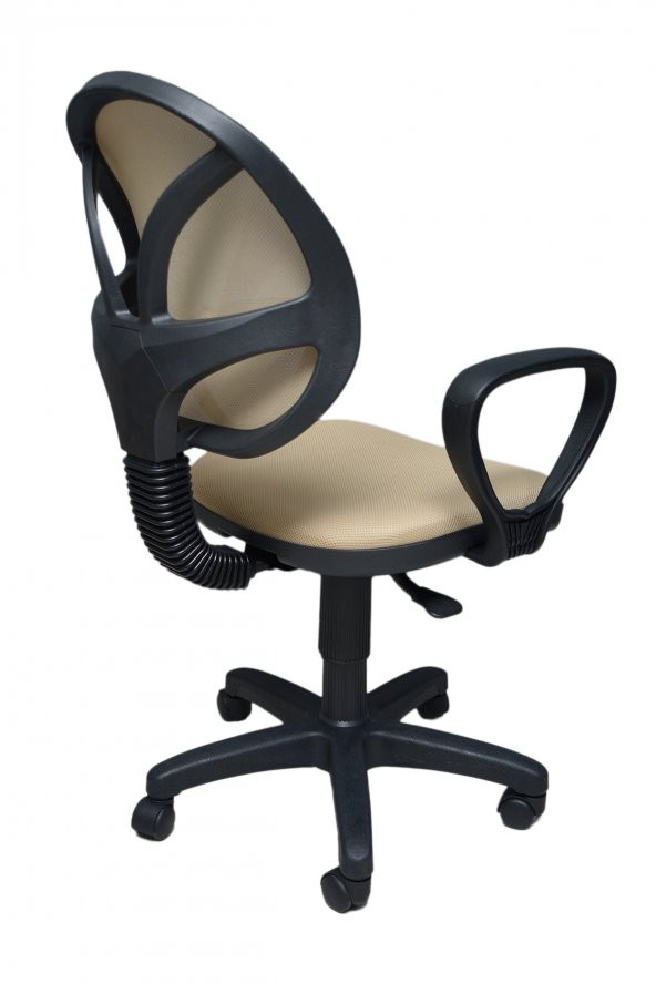 Porziyon Ohera Çalışma Koltuğu Ofis Çalışma Sandalyesi Fileli Cappucino (Sütlü Kahve) - 3