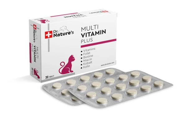 Drnatures Kediler için Multivitamin 30 tablet