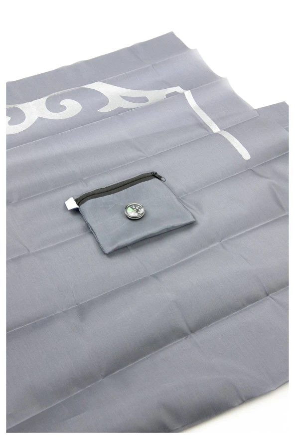 Pusulalı Cep Seccadesi - Füme Renk - Resim 3