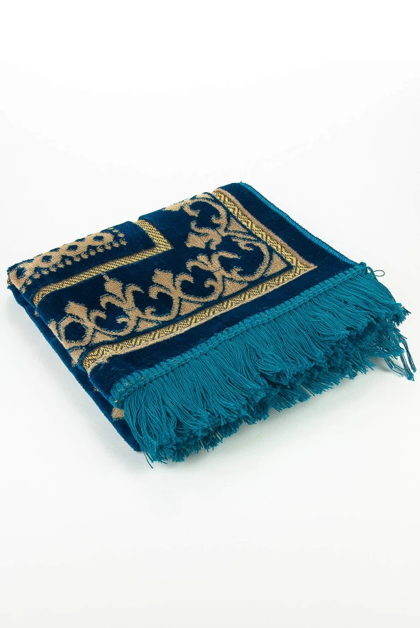 Dodya Kadife Çocuk Seccadesi - Petrol - 2