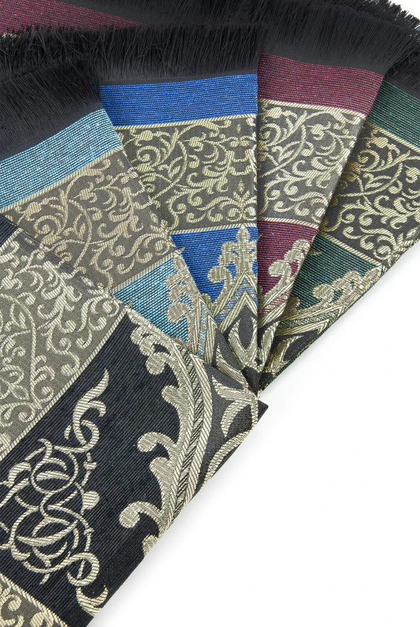 10 Adet  Osmanlı Tafta Seccade 5 Renk - Resim 6