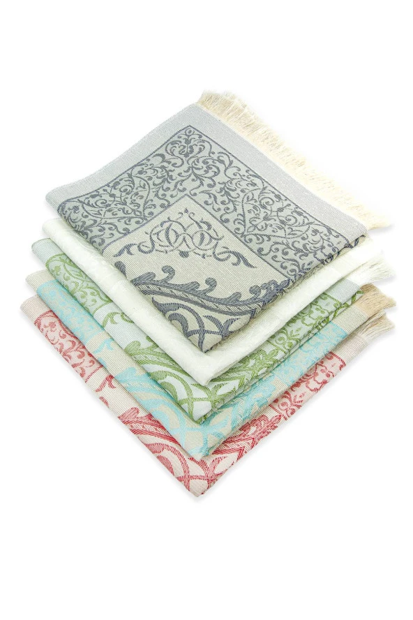 10 Adet Osmanlı Tafta Seccade 5 Renk - Resim 3