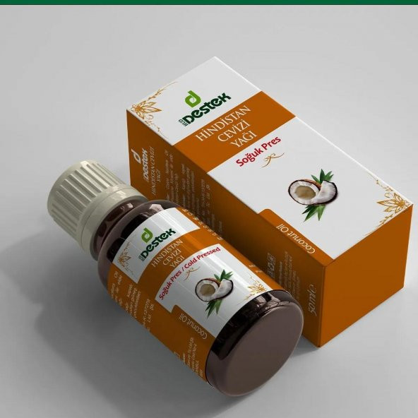 Destek Hindistan Cevizi Yagi 50 ml Soguk Pres