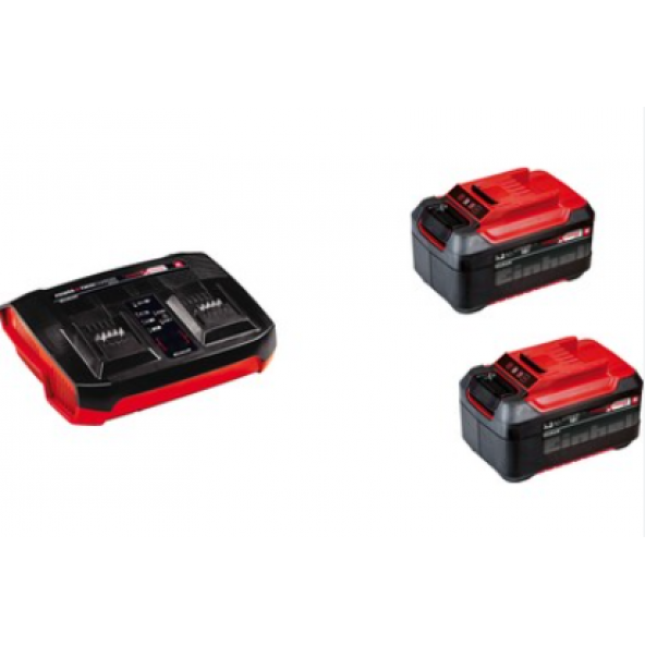 Einhell 18V 5,2 Plus Çift Akü ve Power-X-Twincharger Ikili Şarj Cihazı ürün görseli