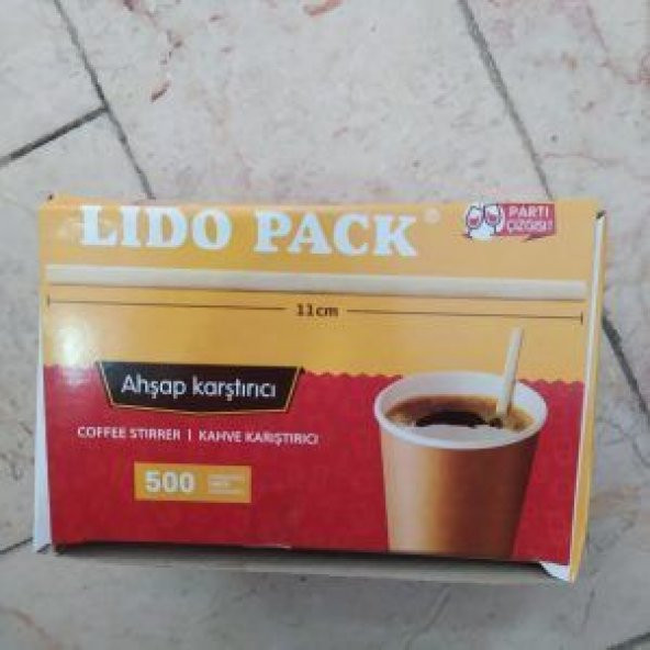 LİDO PACK AHŞAP KARIŞTIRICI  500 LÜ