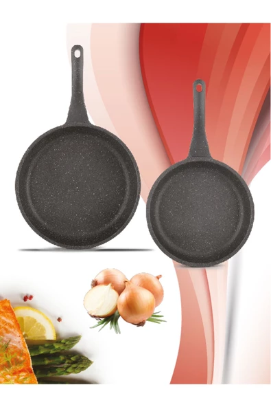 ThermoAD | Tava Seti | Midas Serisi | 2 Parça | Gri | 20cm-26cm - 3
