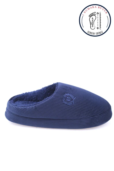 Walkenzo 2488 Erkek Kışlık Ev Halı Misafir Terliği - 12
