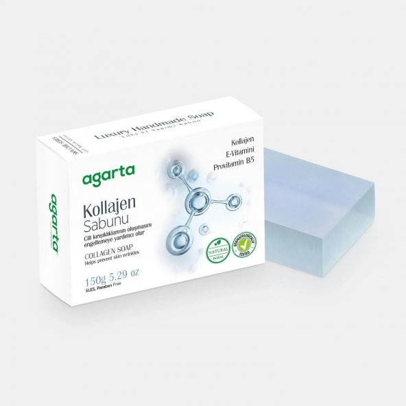 Agarta Doğal Kollajen Sabunu El Yapımı 150 Gr