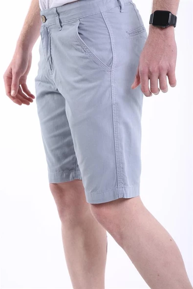 İntersivin %100 Pamuklu Yandan Cepli Slim Fit Erkek Capri- Şort - Resim 8