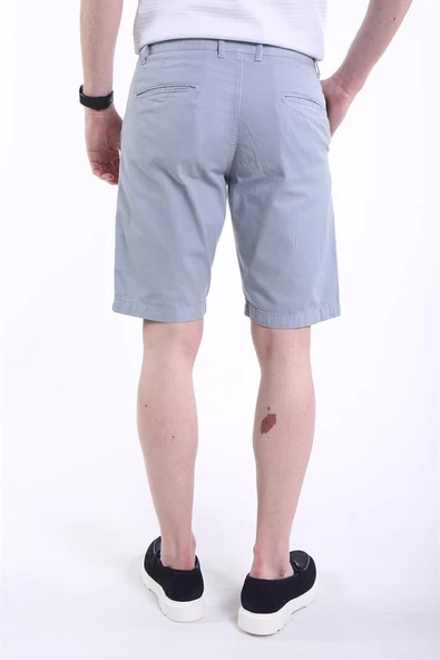 İntersivin %100 Pamuklu Yandan Cepli Slim Fit Erkek Capri- Şort - Resim 3