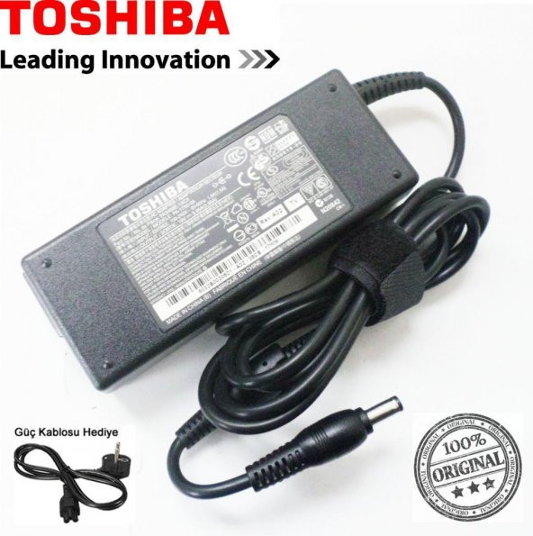ORJINAL TOSHIBA SATELLITE C660D-1D3 Adaptör ORJINAL TOSHIBA Şarj Cihazı 19v - 1