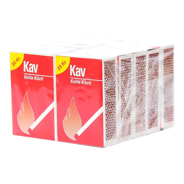 Kav Kibrit 10 Paket (Ortalama 40 Çöp X 10 Paket) - Resim 3