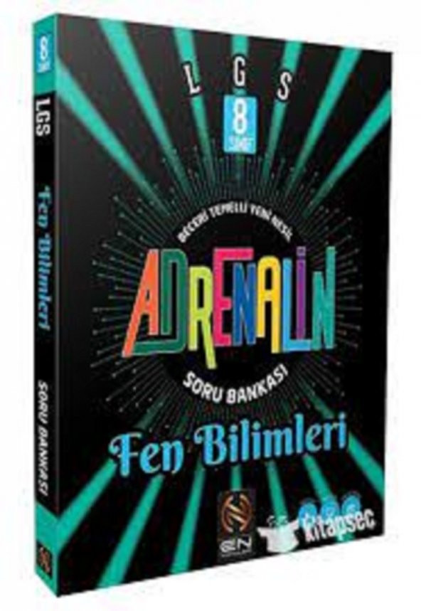 8. Sınıf LGS Fen Bilimleri Adrenalin Soru Bankası En Yayınları