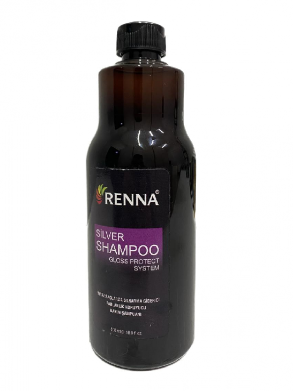 Renna Kozmetik RENNA SİLVER ŞAMPUAN 500 ML ( BEYAZ SAÇLARDA SARARMA GİDERİCİ PARLAKLIK KORUYUCU )