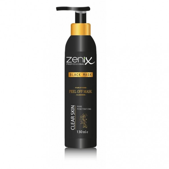 Zenix Soyulabilir Siyah Maske 130 ml