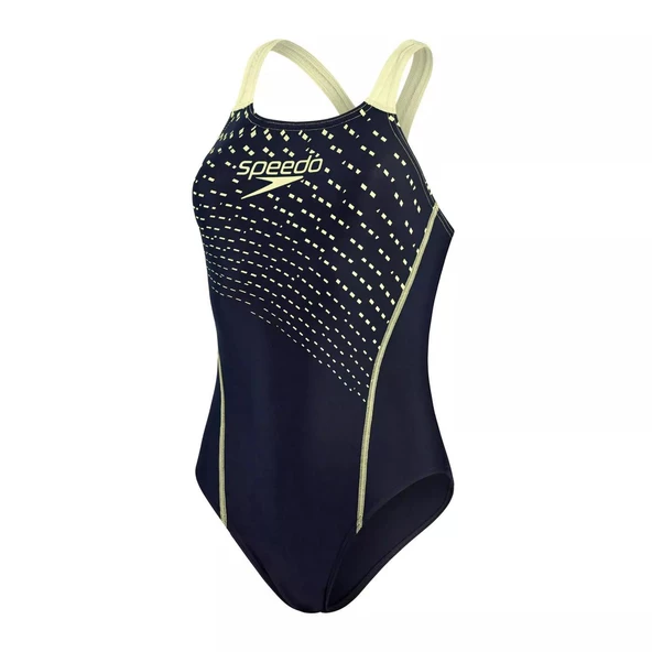 SPEEDO MEDLEY LOGO MDLT EF 8-1347406876 KADIN MAYO NAVY/GREEN - 4