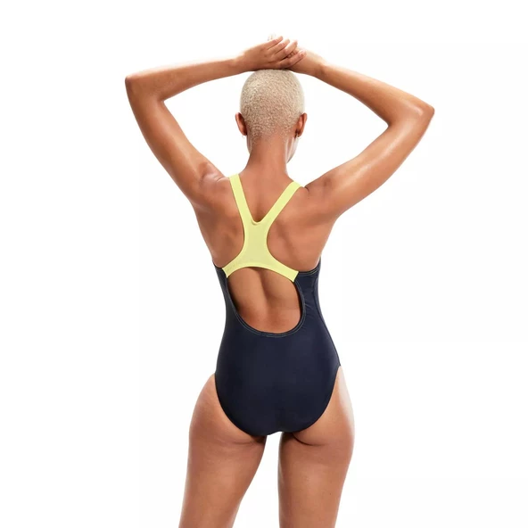 SPEEDO MEDLEY LOGO MDLT EF 8-1347406876 KADIN MAYO NAVY/GREEN - 3