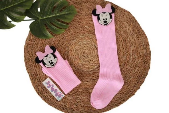 Minnie Çocuk Dizaltı Çorap - 7