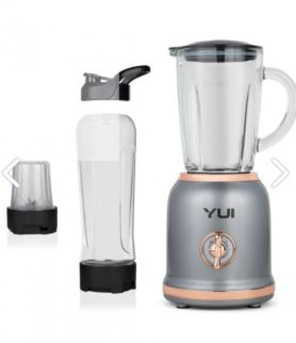 Yui M-18 3'ü 1 Arada Retro Smoothie Blender Seti