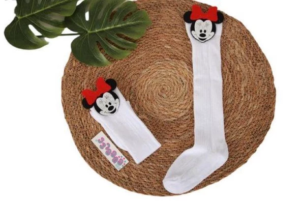 Minnie Çocuk Dizaltı Çorap - 3