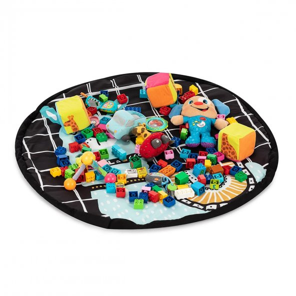 Wellgro Sevimli Lama Oyun Halı & Çanta-Pembe - 4