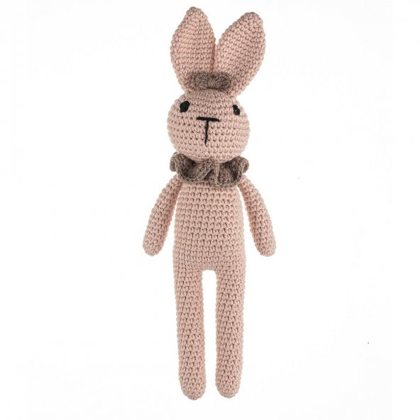 Cuddly Amigurumi Tavşancık Oyuncak-Pembe