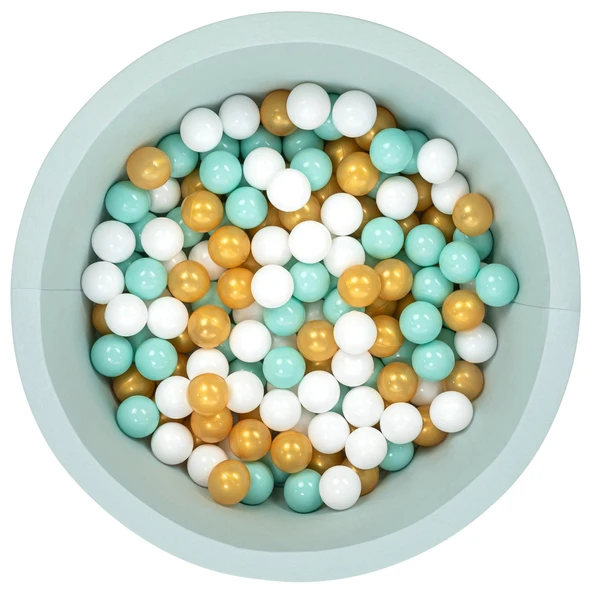 Wellgro Bubble Pops Mint Top Havuzu-Mint/Beyaz/Gold ürün görseli